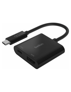 Adaptador USB-C a HDMI Belkin AVC002btBK 4K + Carga 60W