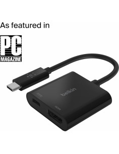 Adaptador USB-C a HDMI Belkin AVC002btBK 4K + Carga 60W 2