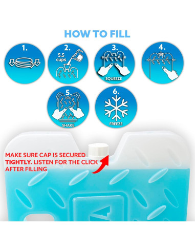 Paquete de Hielo Reutilizable Kona Azul 1.81kg - Enfriamiento Duradero