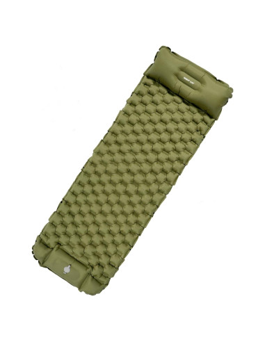 Almohadilla Inflable Night Cat para Dormir 195x65cm con Bomba