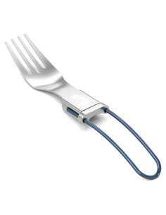 Tenedor Plegable GSI Outdoors Glacier Azul Acero Inoxidable
