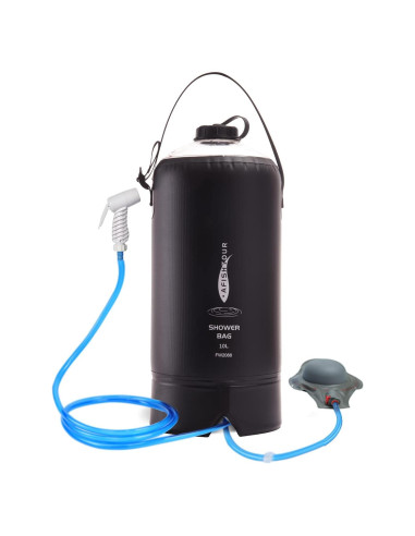 Bolsa de Ducha Camping Portátil AFISHTOUR 20L Solar con Bomba