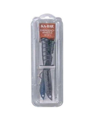 Silbato de Emergencia KA-BAR 9925 Negro Plástico