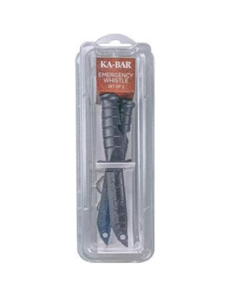 Silbato de Emergencia KA-BAR 9925 Negro Plástico