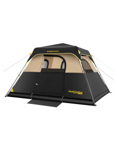 Carpa de Camping FanttikOutdoor Zeta C4 Pro 4 Personas Caqui