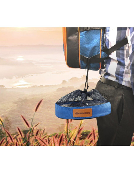 Juego de Platos de Acero Inoxidable Wealers - 4 Platos 24.89 cm