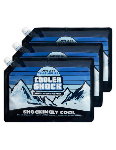 Paquete de Hielo Reutilizable Cooler Shock - 3 Unidades 25.4x35.6 cm