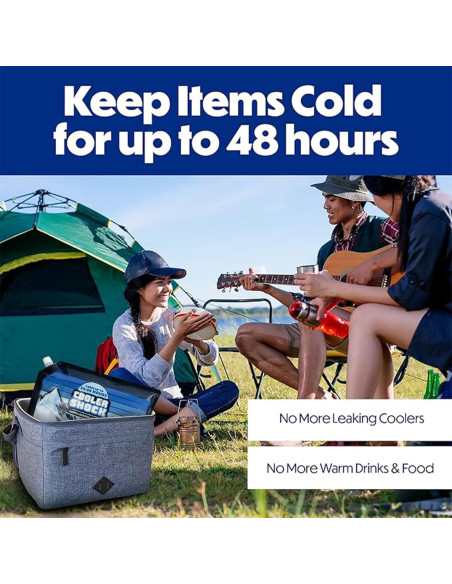 Paquete de Hielo Reutilizable Cooler Shock - 3 Unidades 25.4x35.6 cm