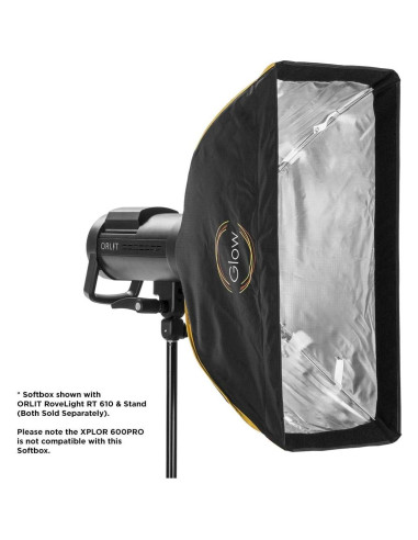 Caja de Luz Rápida Glow EZ Lock 10x24 con Adaptador Bowens