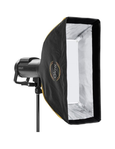 Caja de Luz Rápida Glow EZ Lock 10x24 con Adaptador Bowens