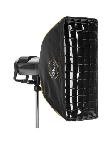 Caja de Luz Rápida Glow EZ Lock 10x24 con Adaptador Bowens