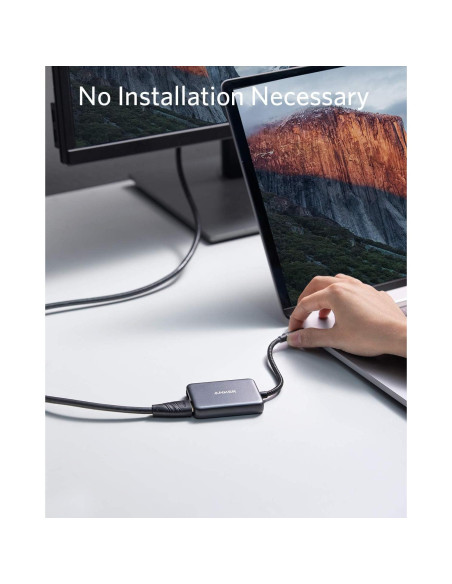 Adaptador USB C a Doble HDMI Anker A8324, 4K@60Hz, Compacto