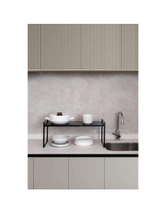 Estante Expandible Nxconsu para Alacena y Cocina, Negro 2