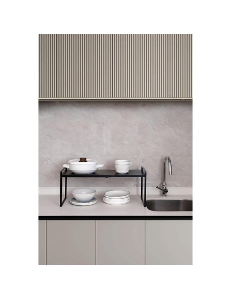 Estante Expandible Nxconsu para Alacena y Cocina, Negro