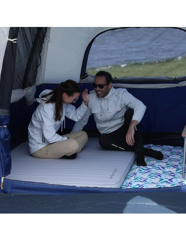 Colchón de Camping Doble Autoinflable KingCamp 3D 200x127 cm