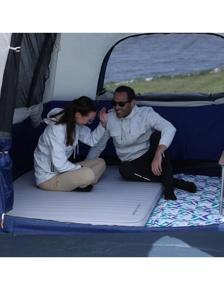 Colchón de Camping Doble Autoinflable KingCamp 3D 200x127 cm
