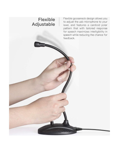 Micrófono USB de Condensador FIFINE K054 para PC y Laptop