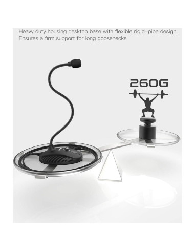 Micrófono USB de Condensador FIFINE K054 para PC y Laptop