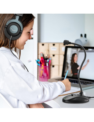 Micrófono USB de Condensador FIFINE K054 para PC y Laptop