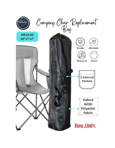 Bolsa de Reemplazo MYSUPOT para Silla de Camping Plegable - Poliester 420D 2