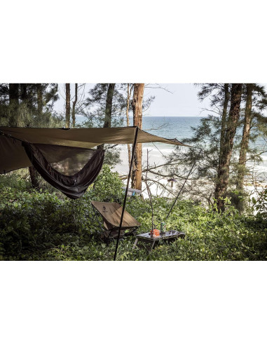 Hamaca de Camping OneTigris KOMPOUND Verde Oliva con Red y Aislante