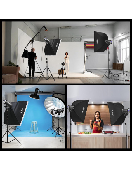 Estroboscopio Godox SK400II 400Ws con Montura Bowens 150W