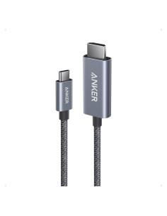 Cable HDMI Anker 0.91m USB-C a HDMI 4K@60Hz Trenzado Negro