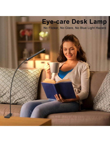 Lámpara de Escritorio LED Mojimdo 70 cm Regulable 3 Colores