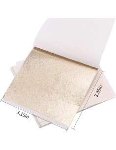 Hojas de Oro KINNO Antiguo 100 Unidades 8.5 x 8 cm Decoración 2