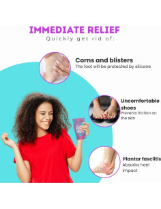 Protectores de Talón de Gel BACK TO ROOTZ - 4 Piezas 2