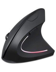 Ratón Inalámbrico Vertical Ergonomico TECCOEUS Negro 800/1600 DPI 2