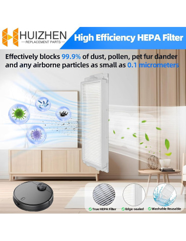 Kit de Accesorios para Aspiradora Robot WYZE WVCR200S - 17 Piezas