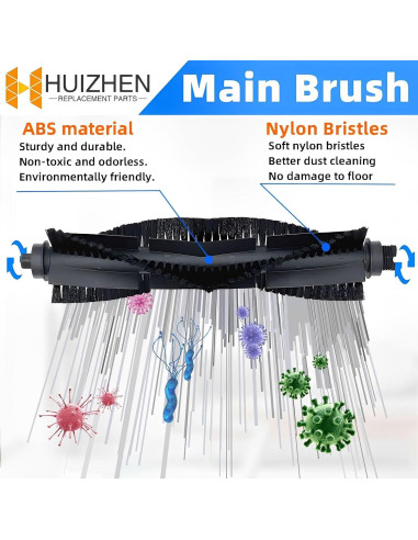 Kit de Accesorios para Aspiradora Robot WYZE WVCR200S - 17 Piezas