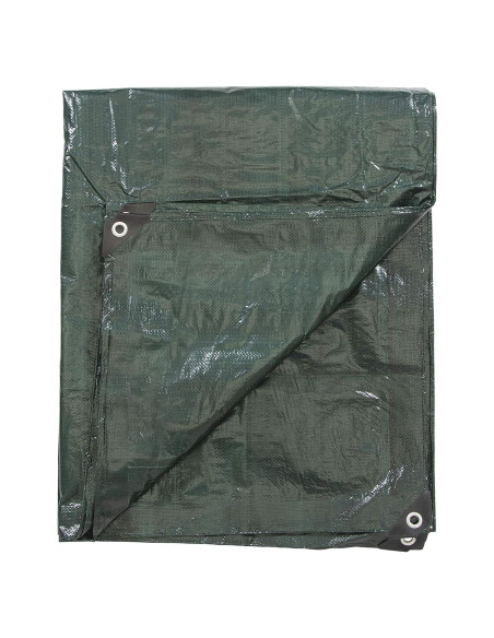 Lona Rip-Stop Stansport 1.52m x 2.13m Verde Oscuro T-57