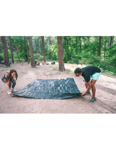 Lona Rip-Stop Stansport 1.52m x 2.13m Verde Oscuro T-57