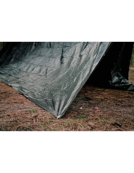 Lona Rip-Stop Stansport 1.52m x 2.13m Verde Oscuro T-57