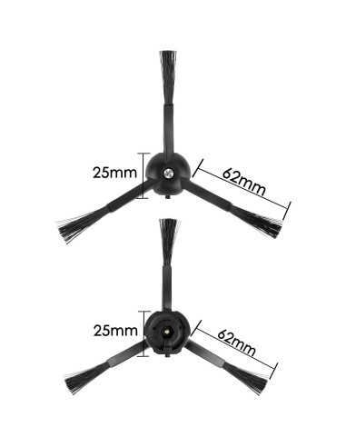 6 Cepillos Laterales FILTERIST para Roborock S8 MaxV Ultra