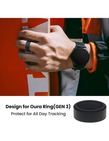 Cubierta de silicona para Oura Ring 4 y Gen3 - Tamaño S/M