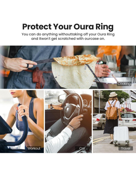 Cubierta de silicona para Oura Ring 4 y Gen3 - Tamaño S/M