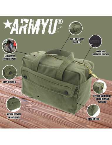 Bolsa de Herramientas Táctica Army Universe Algodón Canvas 28x18x15cm