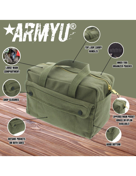 Bolsa de Herramientas Táctica Army Universe Algodón Canvas 28x18x15cm