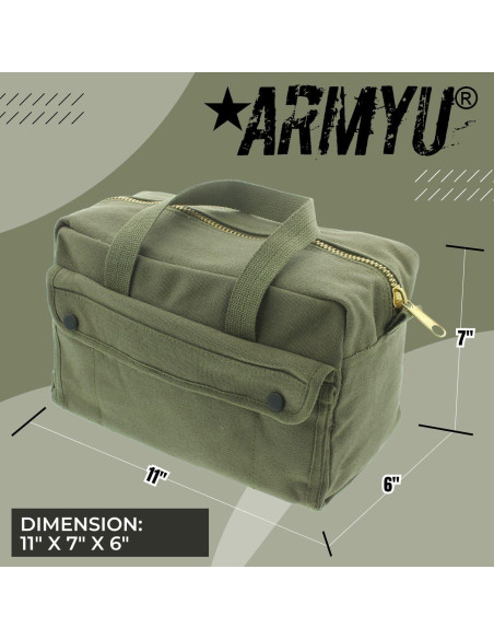 Bolsa de Herramientas Táctica Army Universe Algodón Canvas 28x18x15cm