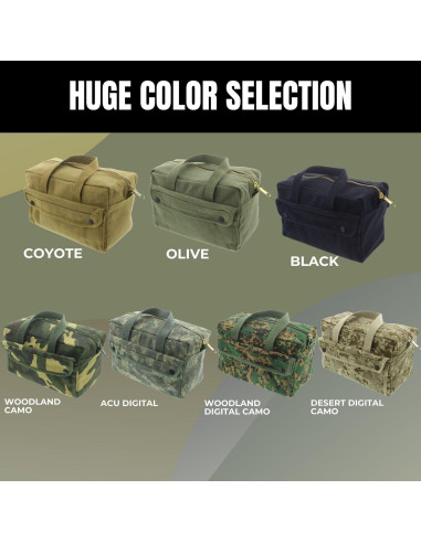 Bolsa de Herramientas Táctica Army Universe Algodón Canvas 28x18x15cm