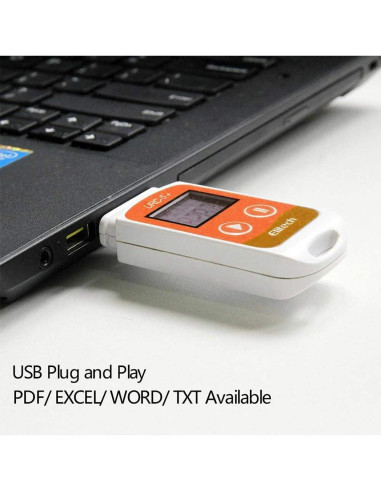 Registrador de Datos de Temperatura Elitech RC5+ -30C a 70C