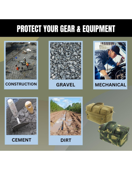 Bolsa de Herramientas Táctica Army Universe Algodón Canvas 28x18x15cm