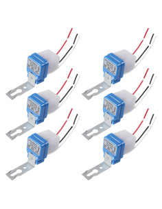 6 Pcs Interruptor Fotocélula 24V DORHEA 10A Automático