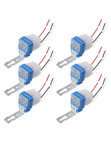 6 Pcs Interruptor Fotocélula 24V DORHEA 10A Automático