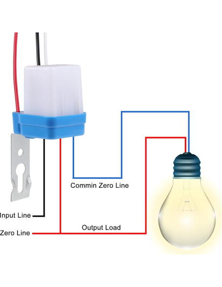 6 Pcs Interruptor Fotocélula 24V DORHEA 10A Automático
