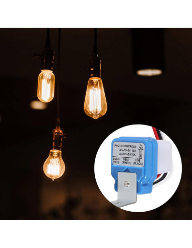 6 Pcs Interruptor Fotocélula 24V DORHEA 10A Automático