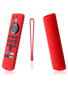 Funda de Silicona Roja para Control Remoto Lenovo/TCL FireTV 4K